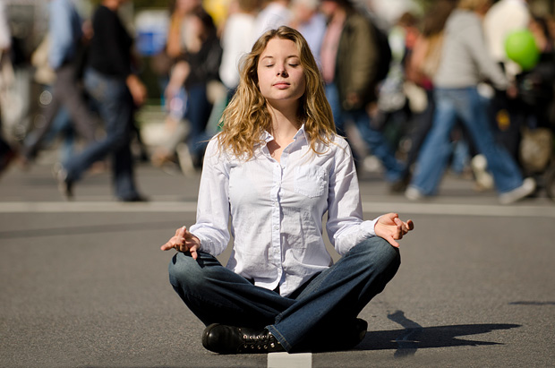 Street meditation